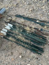 fence posts in Alamogordo, New Mexico