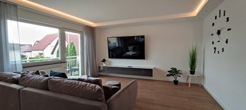 TLA/TDY bright 1BR 1.5BA w/ heated floors, balcony & BBQ grill, 5min to RAB [ref: W6B] in Ramstein, Germany