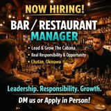 Bar/Restaurant Manager in Okinawa, Japan
