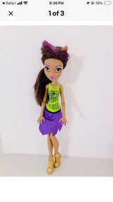 Monster High Clawdeen Wolf 11" Cheerleader Doll FCJ90 Werewolf Green in Fort Campbell, Kentucky