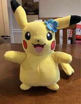 Pokémon Pikachu 8in Plush Toy With Blue Flower Brand No Tags Great Condition in Fort Campbell, Kentucky