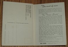Vintage 1960's The Sound of Music Fold Out Postcard Booklet in Joliet, Illinois