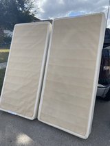 King Twin Box spring Boxspring Mattress Available If Needed in Houston, Texas