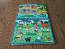 Lot of 2 Wooden Peg Puzzles in Bolingbrook, Illinois
