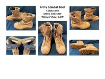 Army Combat Boot, Size 4XW in Fort Leonard Wood, Missouri