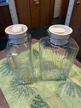 2 Decorative Large Glass Containers $10 Each in Bolingbrook, Illinois
