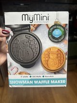BNIB snowman waffle maker in Plainfield, Illinois