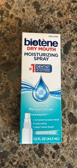 New and sealed biotin dry mouth moisturizing spray 1.5oz in Plainfield, Illinois