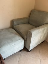 baby blue sitting chair in Kingwood, Texas