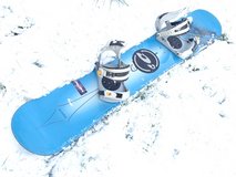 Snowboard w.bindings by CrazyCreek 151cm, nearly new in Ramstein, Germany
