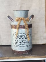 Farmhouse Galvanized Milk Can in Houston, Texas