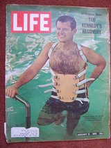 Life Magazine, Jan 15, 1965: Ted Kennedy In The Water (Before Chappaquiddick) in Ramstein, Germany