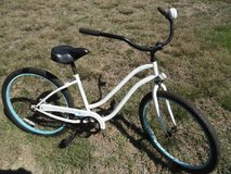 Bike Phat Sea Wind bicycle beachcruiser 26" beach cruiser, white, single speed, coaster brake in Camp Pendleton, California