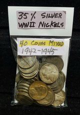 WWII 35% Silver Nickels in Okinawa, Japan
