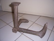 Vintage Cast Iron Cobblers Double-Shoe Stand in Ramstein, Germany