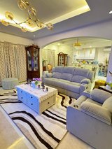 Greenish grey Reclining Sofa and chair in Okinawa, Japan