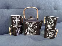 Home Zazen stoneware teapot set from Vietnam in Sugar Grove, Illinois