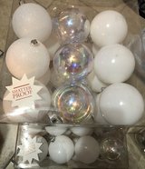 Ornaments  white and clear in Alamogordo, New Mexico