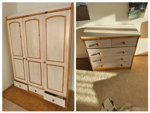 Pine closet and Chest of Drawers in Ramstein, Germany