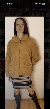 Pink Rose ( XL) Soft Teddy Bear Bomber Jacket in Ramstein, Germany