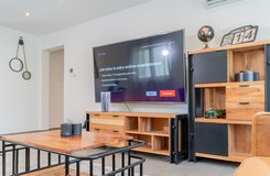 TLA/TDY modern 2BR 1BA w/ heated floors, balcony & BBQ grill, 5min to RAB [ref:W20] in Ramstein, Germany