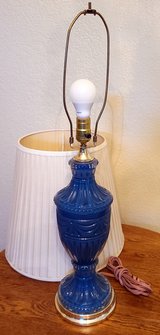 Blue Lamp With Shade in Phoenix, Arizona