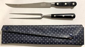 Vintage Ekco France Ancienne Maison stainless Knife & Fork Carving Set in Naperville, Illinois