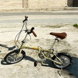 CAPTAIN STAG 16-inch Folding Bike - Stylish Beige (Credit Cards OK!) in Okinawa, Japan