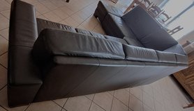 Large leather/ torro sofa set in Spangdahlem, Germany