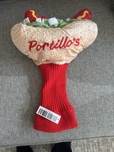 New Portillo’s Hot Dog Golf Head Cover in Chicago, Illinois