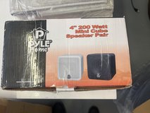 4” 200 WATT MINI CUBE SPEAKER PAIR in Houston, Texas