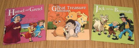 Set of 3 Vintage 2005 Picture Books Hard Cover Hansel Gretel Treasure Adventure Jack Beanstalk in Chicago, Illinois