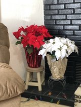 Poinsettias, artificial in Alamogordo, New Mexico
