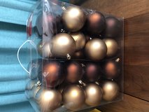 Ornaments Gold and Brown matte in Alamogordo, New Mexico