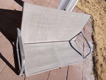 A patio swing in Alamogordo, New Mexico