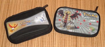2009 Lot of 2 Pokémon Nintendo DS Carrying Cases Platinum Heart Gold Soul Silver in Bolingbrook, Illinois