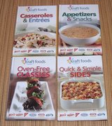 Set of 4 Kraft Foods Cookbooks. Hard Cover Recipes in Joliet, Illinois