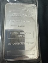NTR Metals 10 Troy Ounce 10oz .999 Fine Silver Bar Sealed in Okinawa, Japan