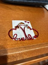 New Valentine Earrings from Claires in Batavia, Illinois
