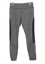 Kyodan Charcoal Gray Stripe Legging Activewear Woman's Medium in Plainfield, Illinois