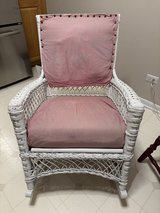 Vintage wicker rocker in Aurora, Illinois