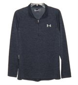 Under Armour Heat Gear 1/4 Zip Heather Blue Light Weight Shirt Small Loose Fit in Joliet, Illinois