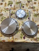 Italian Chef’s Ware/Made-In Stainless Steel Skillet Set in Warner Robins, Georgia