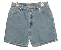 Vintage 90's Levi's 951 Orange Tab High Rise Stonewash Mom Denim Jean Shorts 12 in Plainfield, Illinois