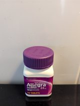 Allegra allergy - non drowsy in Okinawa, Japan