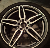 Orig Mercedes AMG E400 rims and new tires in Wiesbaden, GE