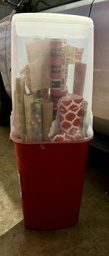 Wrapping paper holder and 20 rolls in Byron, Georgia