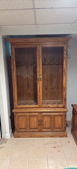 wood display cabinet in Chicago, Illinois
