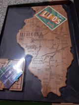 Brand New Totally Bamboo Illinois Cutting Board + Puzzle Coasters – Kitchen Gift / Housewarming in Chicago, Illinois