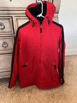 Abercrombie red winter jacket in Warner Robins, Georgia
